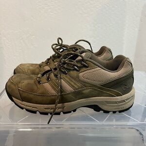 New Balance Green Athletic Shoes with Rugged Design hiking boots